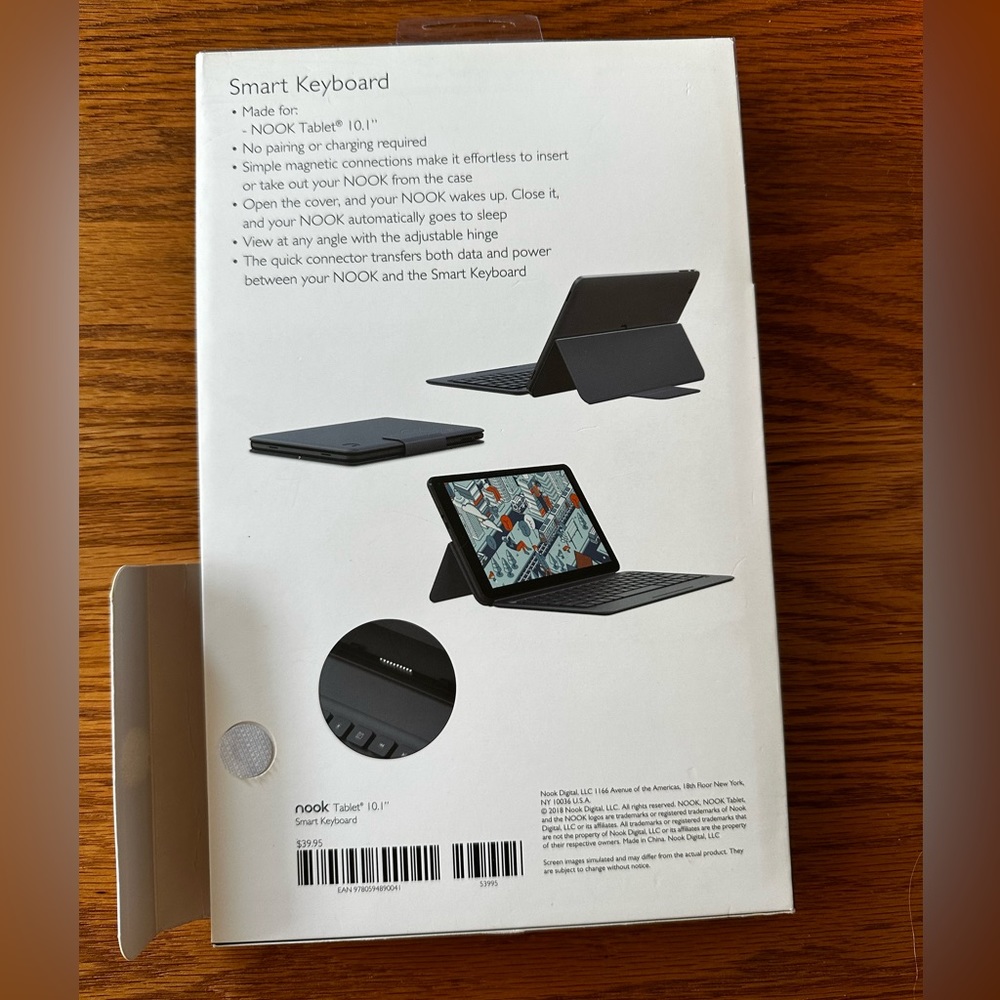 Nook Smart Keyboard 10.1” Tablet - Picture 2 of 8